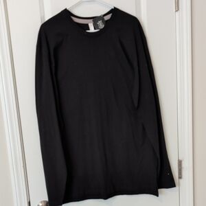 LAT Men's Black Long Sleeve Shirt NWT